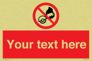 Custom Do not use with hand held grinding machine